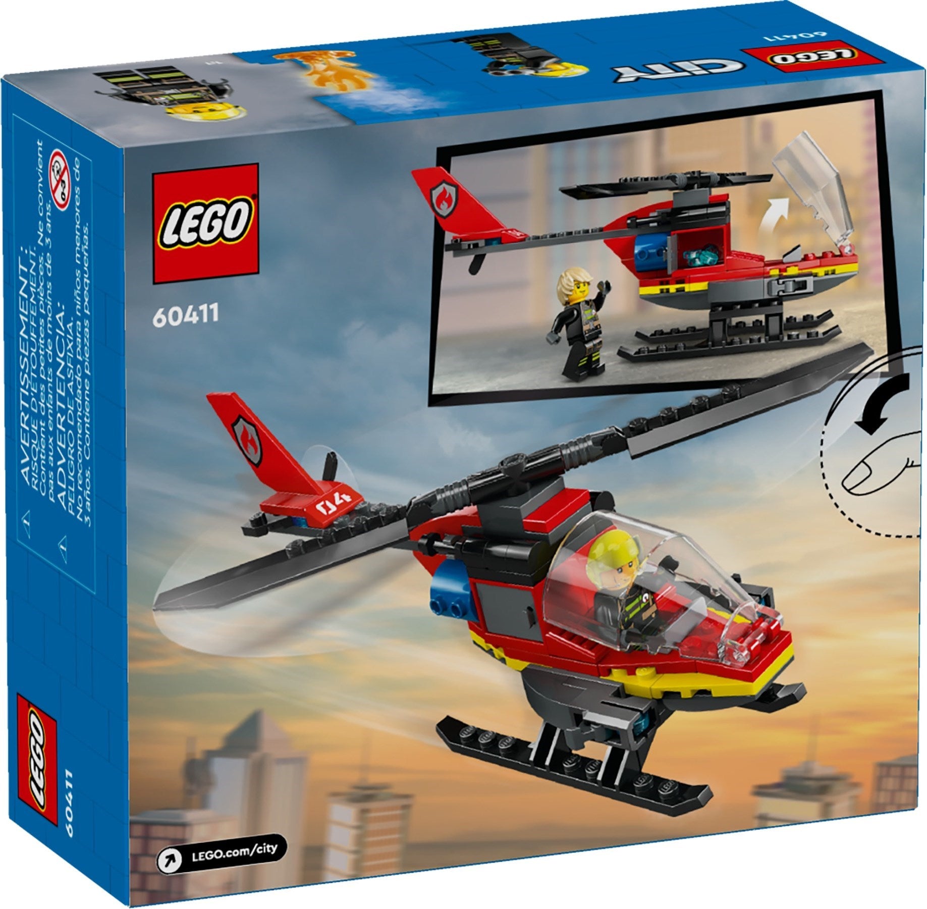 60411 Fire Rescue Helicopter