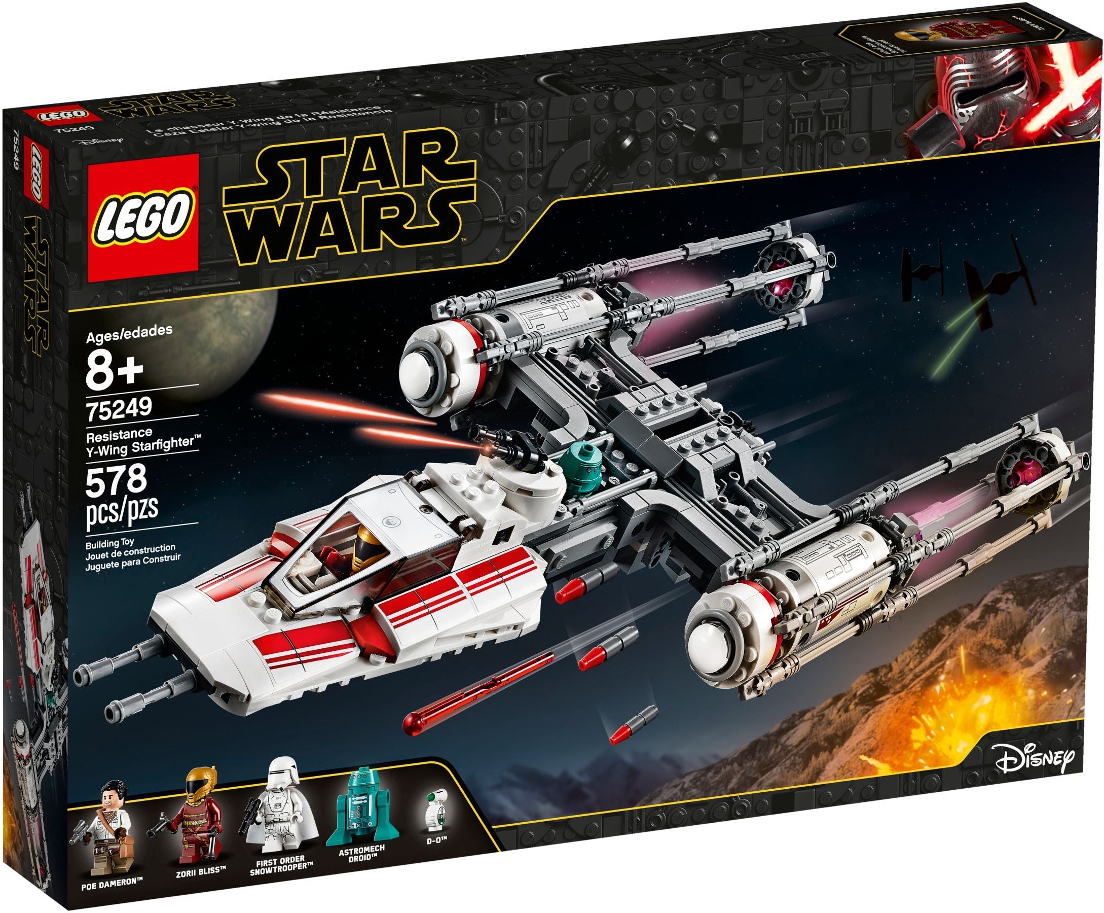 75249 Resistance Y-wing Starfighter