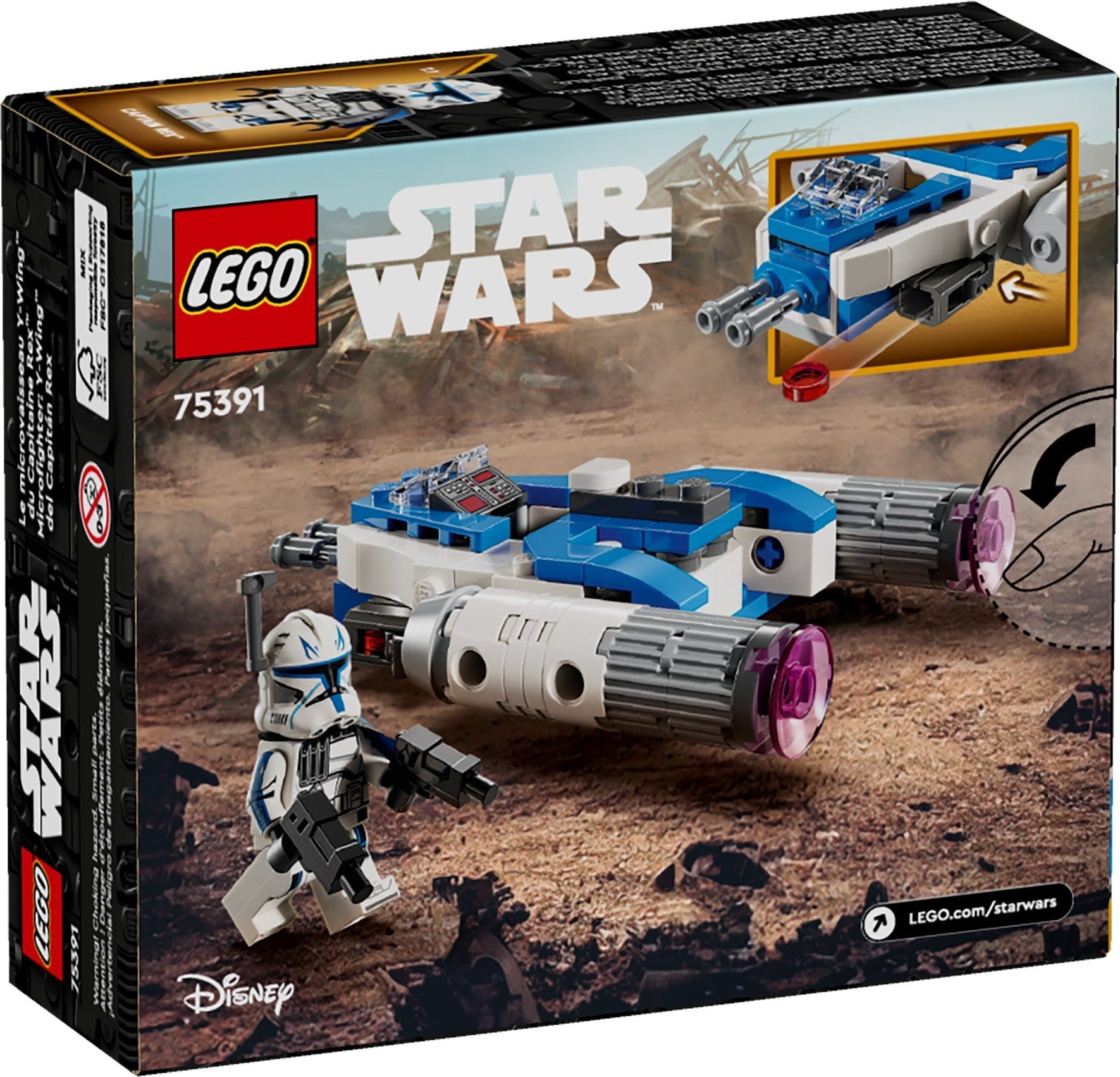 75391 Captain Rex Y-Wing Microfighter