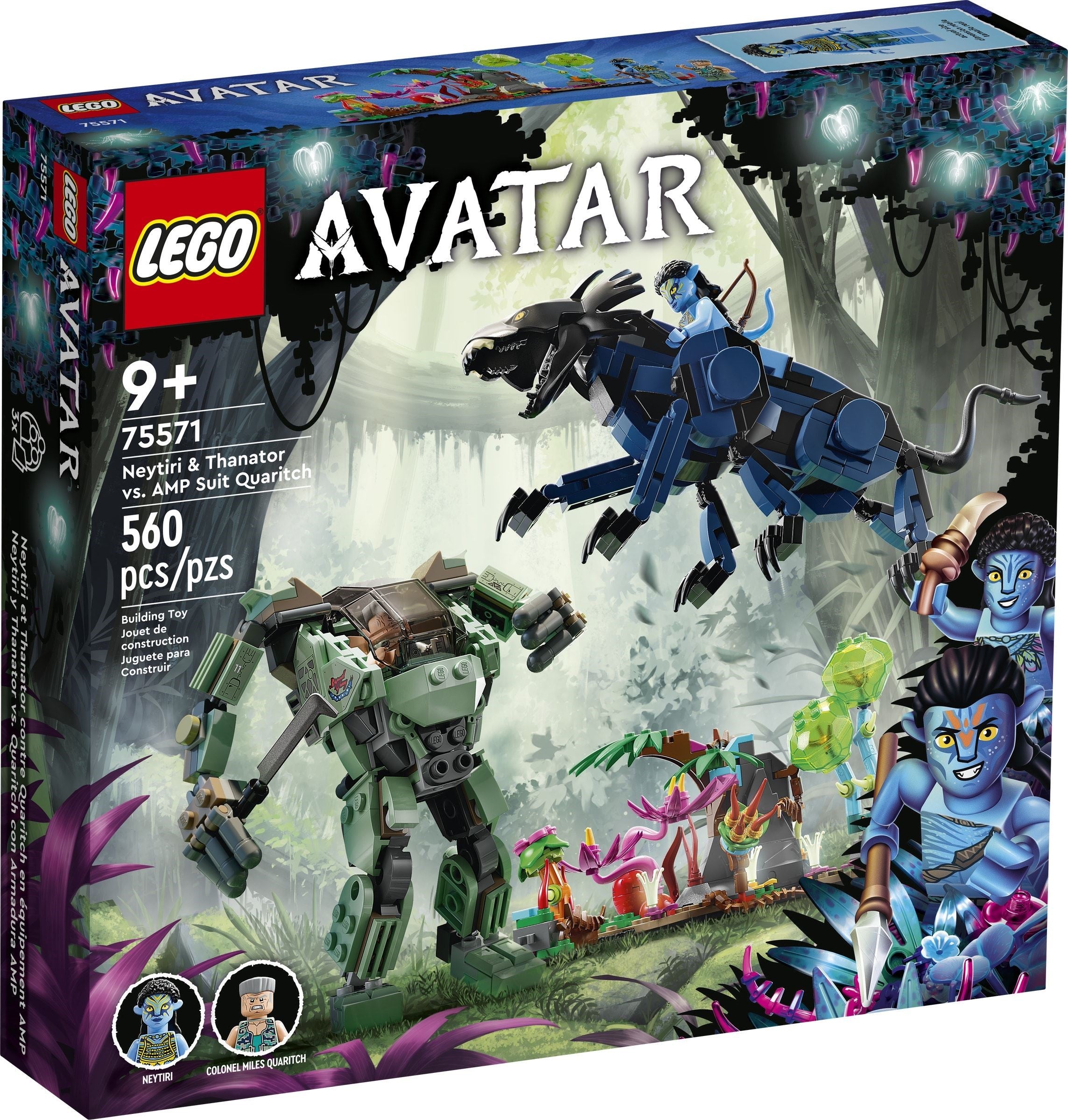 75571 Neytiri & Thanator VS AMP Suit Quaritch