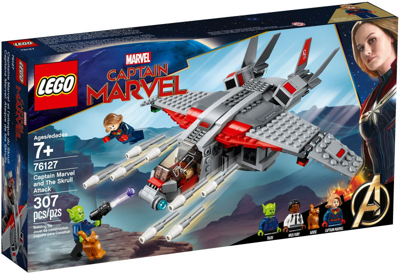 76127 Captain Marvel & Skrull Attack