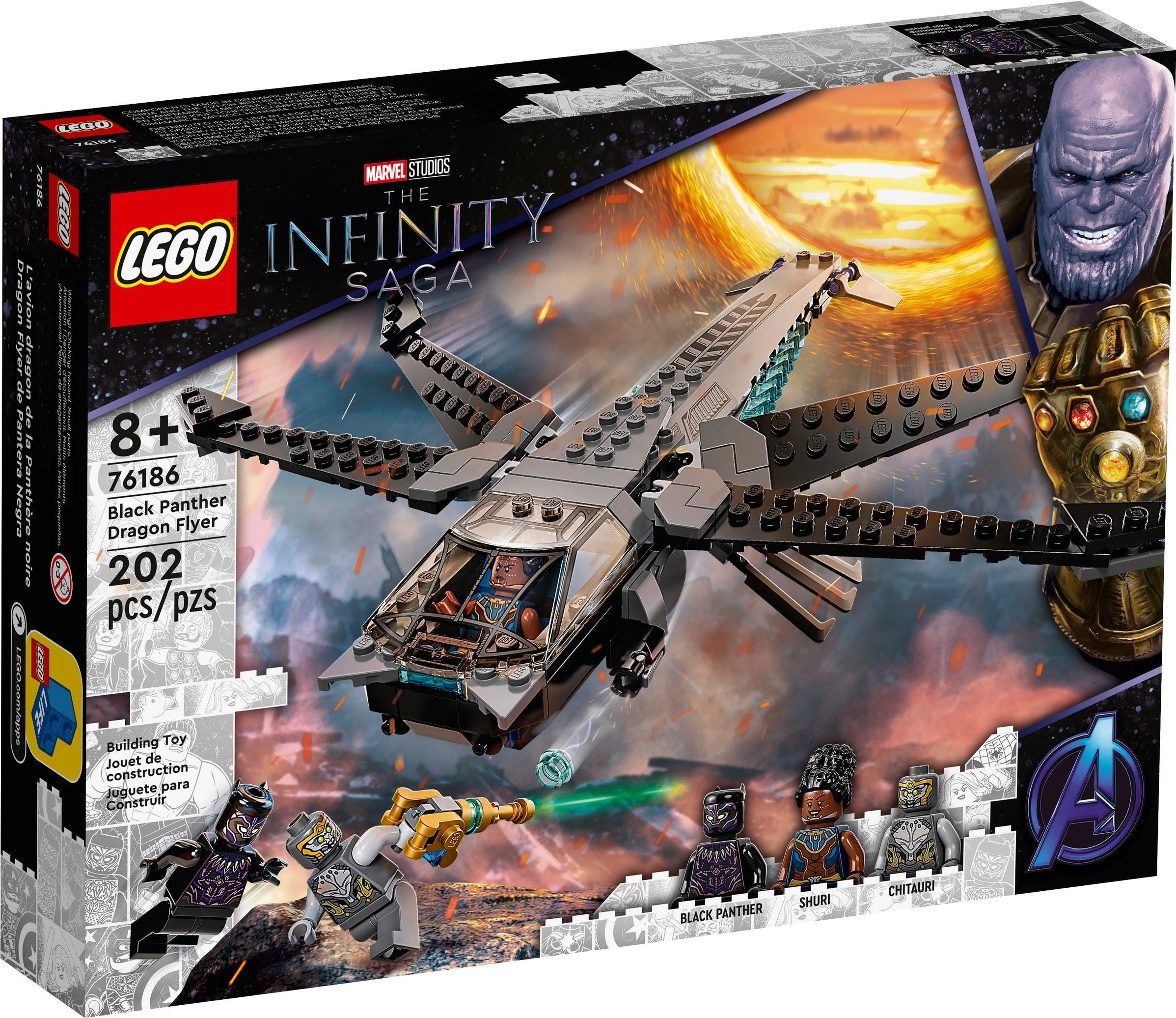76186 black Panther Dragon Flyer